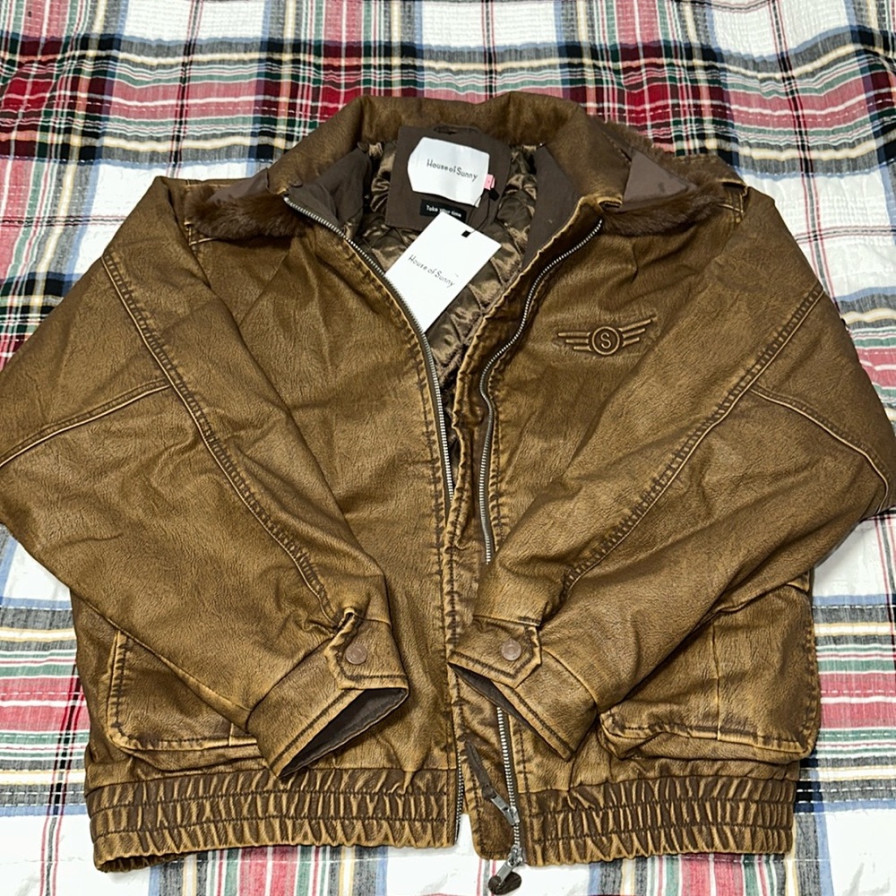 House of Sunny Leather Jacket